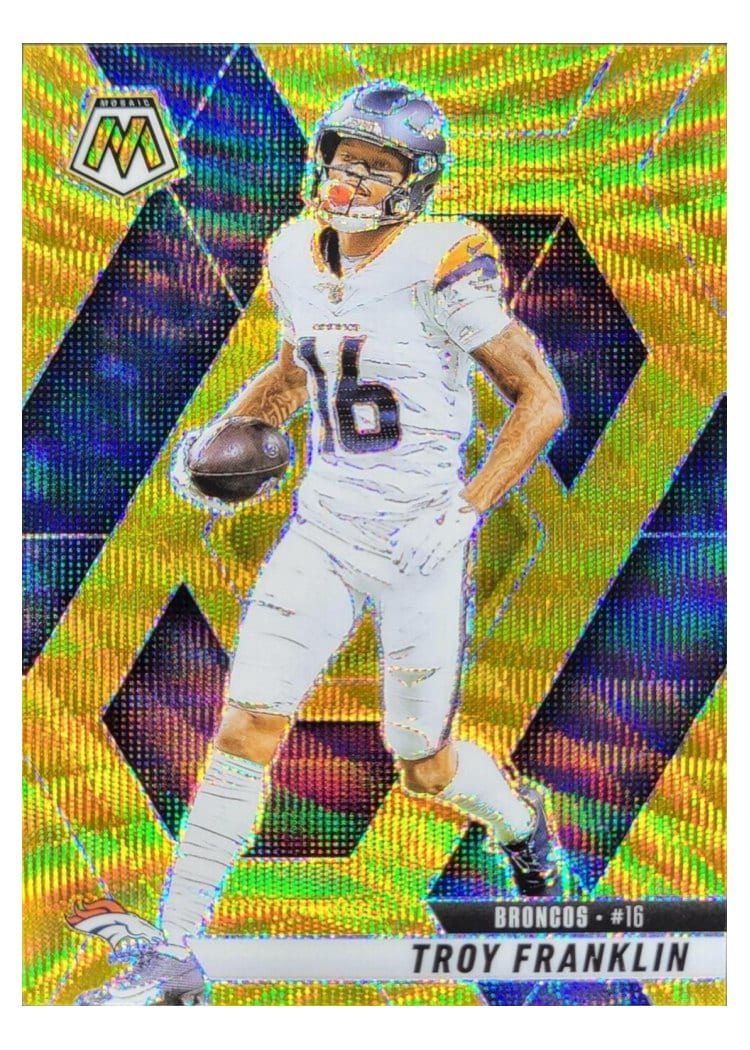 2025 Panini Mosaic Base Set Troy Franklin #16 card