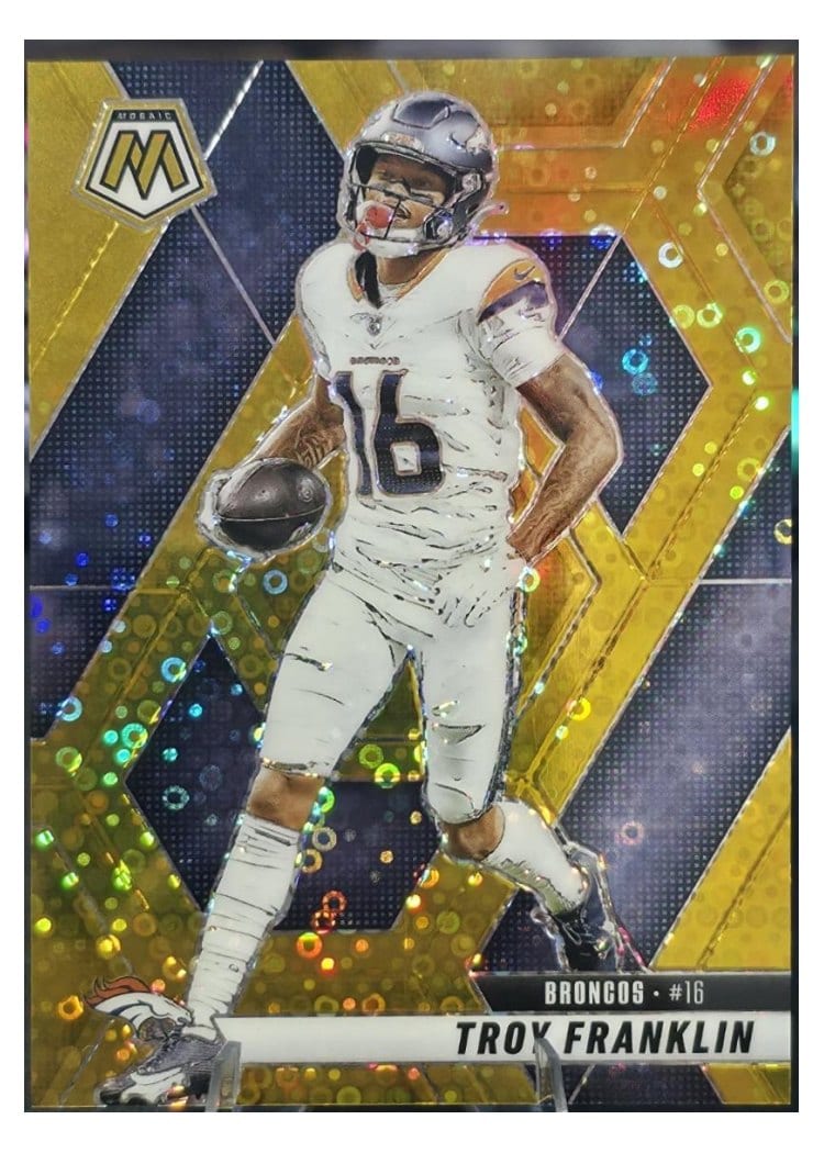 2025 Panini Mosaic Base Set Troy Franklin #16 card