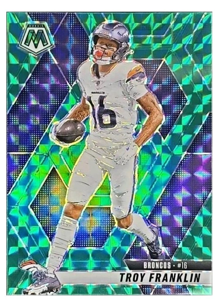 2025 Panini Mosaic Base Set Troy Franklin #16 card