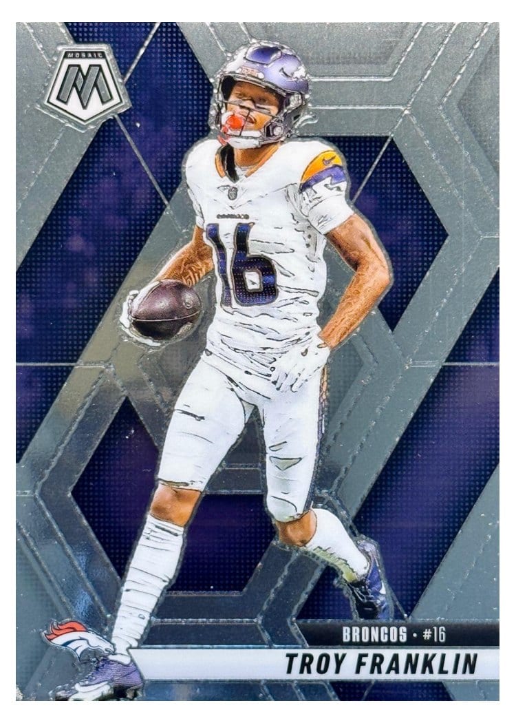 2025 Panini Mosaic Base Set Troy Franklin #16 card