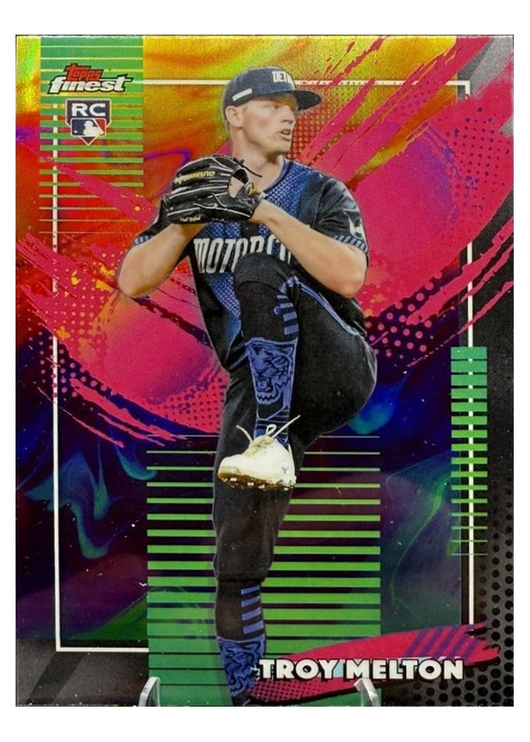 2026 Topps Finest Troy Melton #230 card