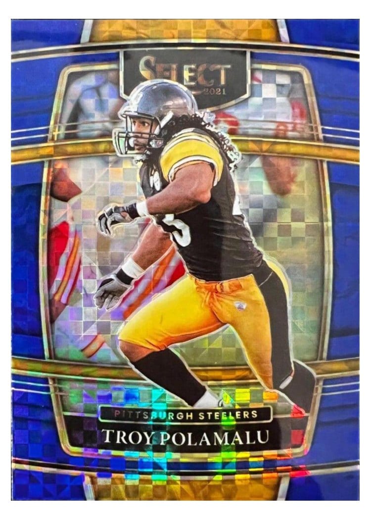2021 Panini Select Base Set Troy Polamalu #41 card