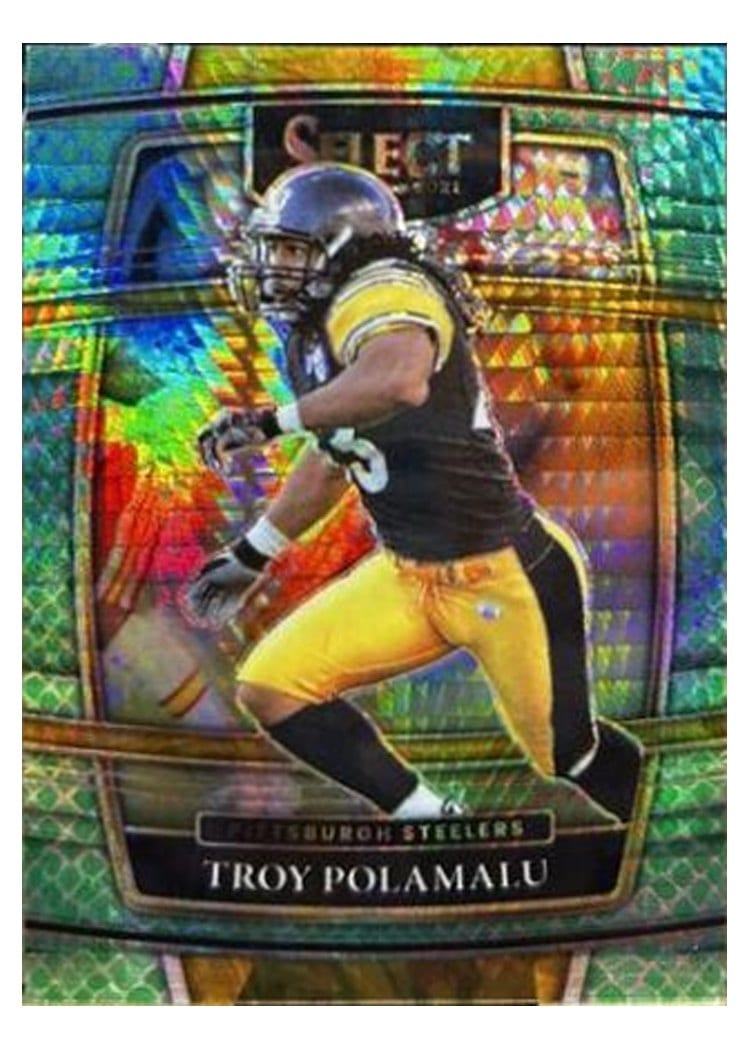 2021 Panini Select Base Set Troy Polamalu #41 card
