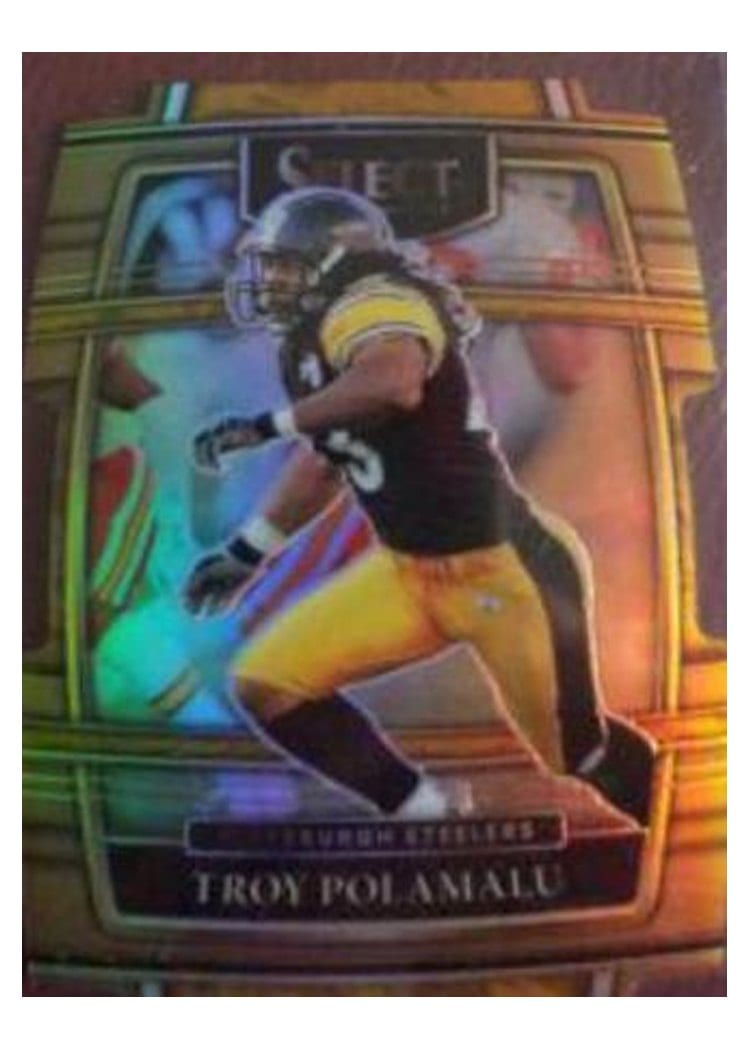 2021 Panini Select Base Set Troy Polamalu #41 card