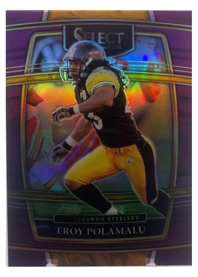 2021 Panini Select Base Set Troy Polamalu #41 card