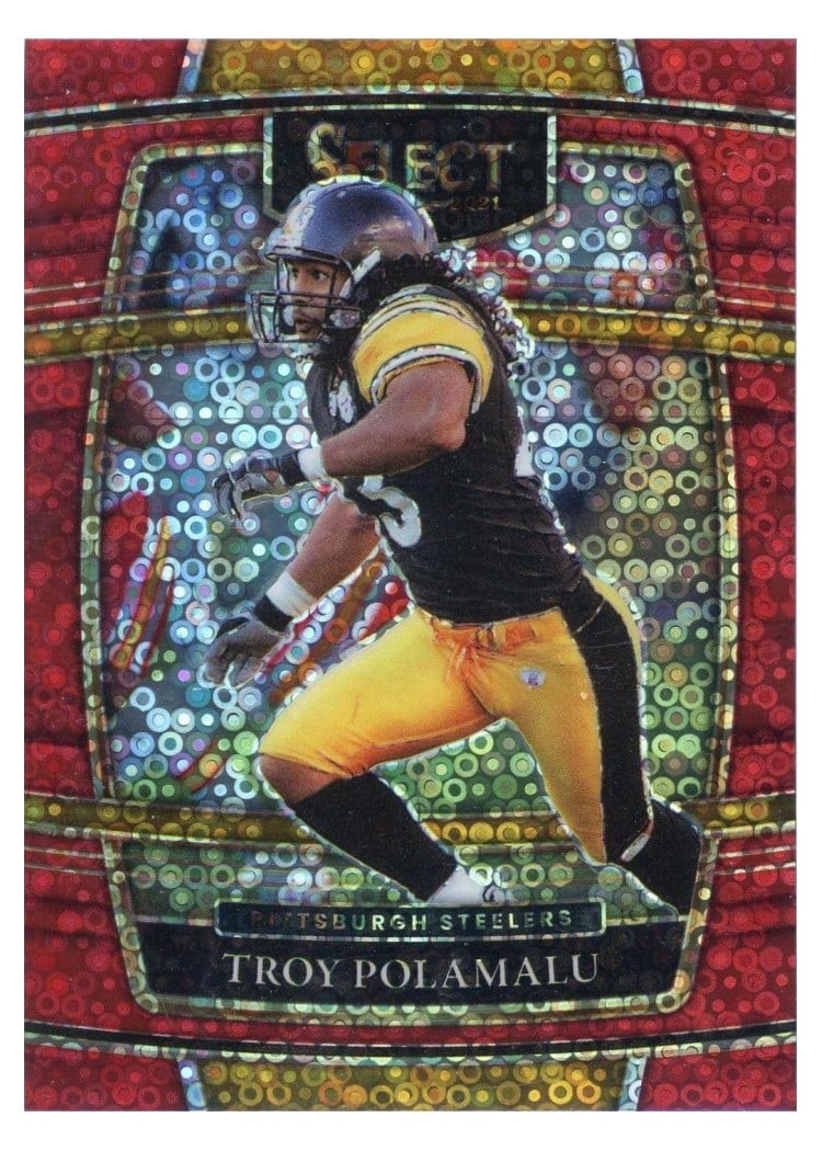 2021 Panini Select Base Set Troy Polamalu #41 card