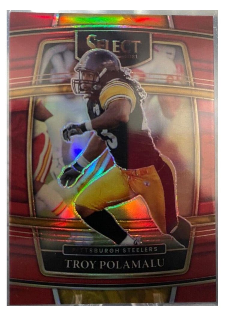 2021 Panini Select Base Set Troy Polamalu #41 card