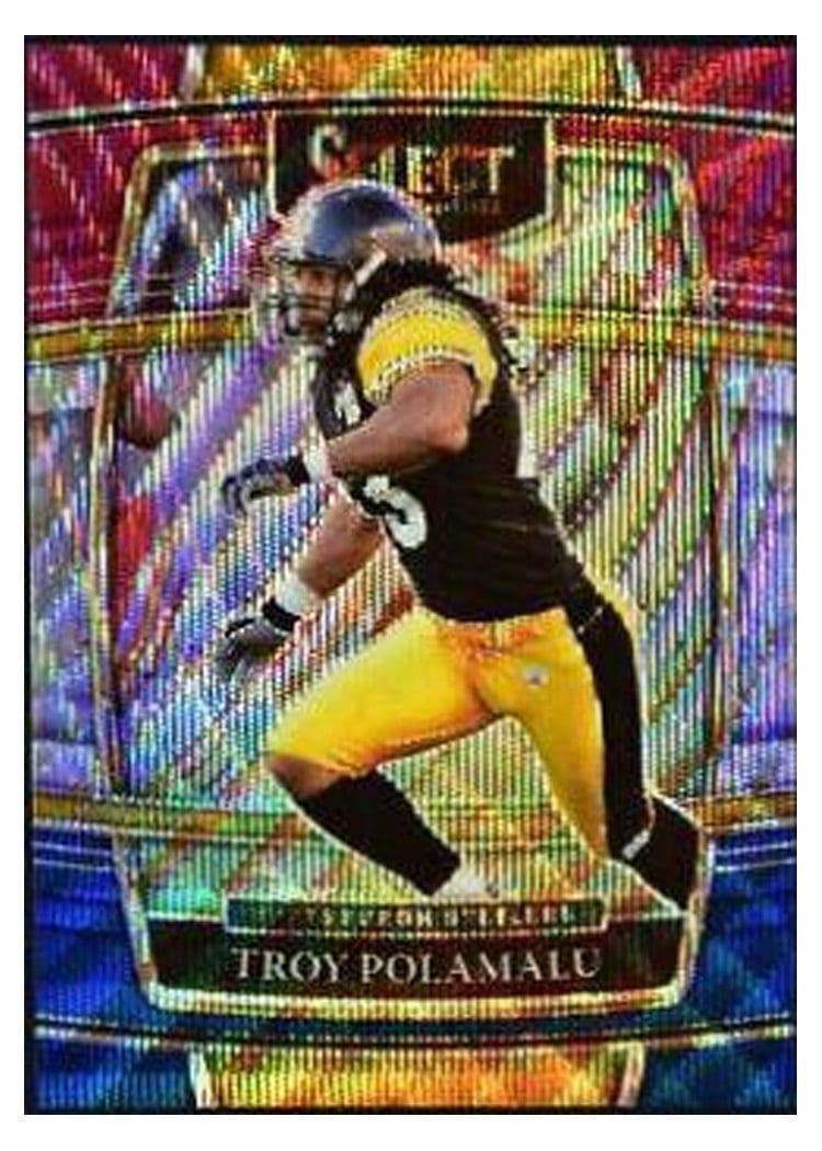 2021 Panini Select Base Set Troy Polamalu #41 card