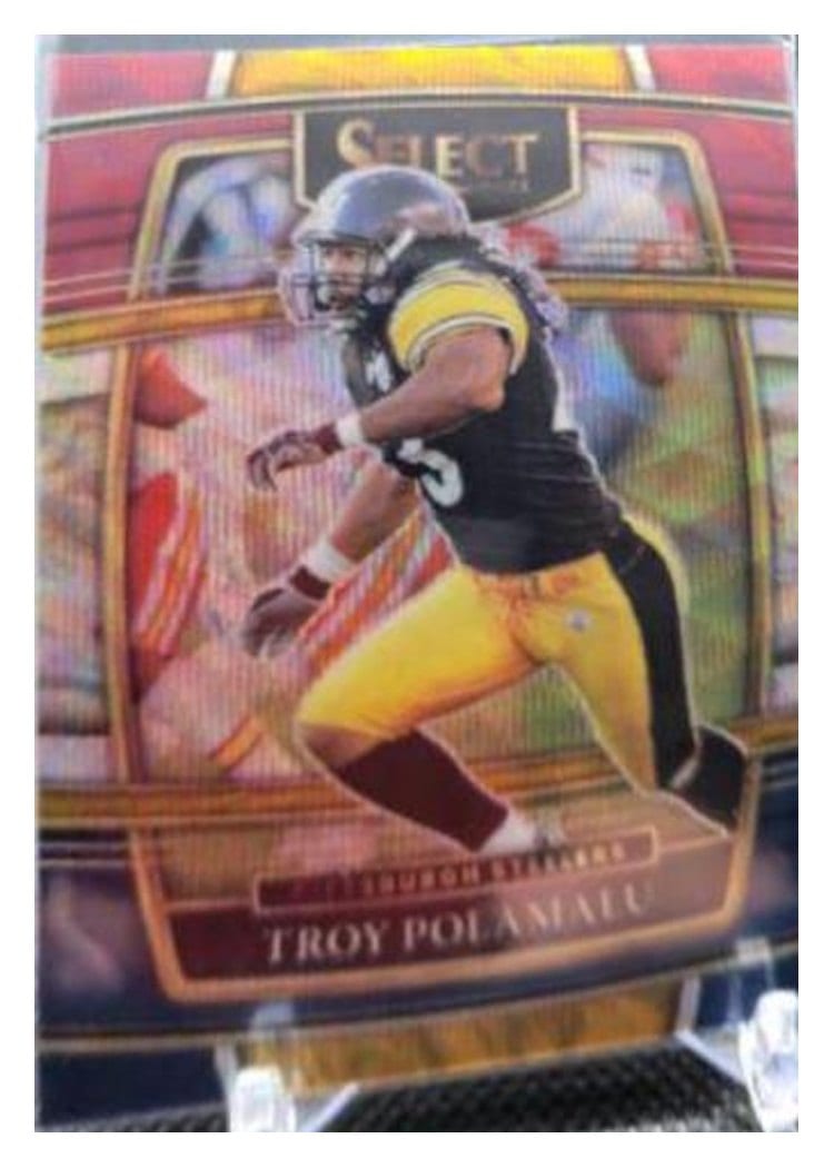 2021 Panini Select Base Set Troy Polamalu #41 card