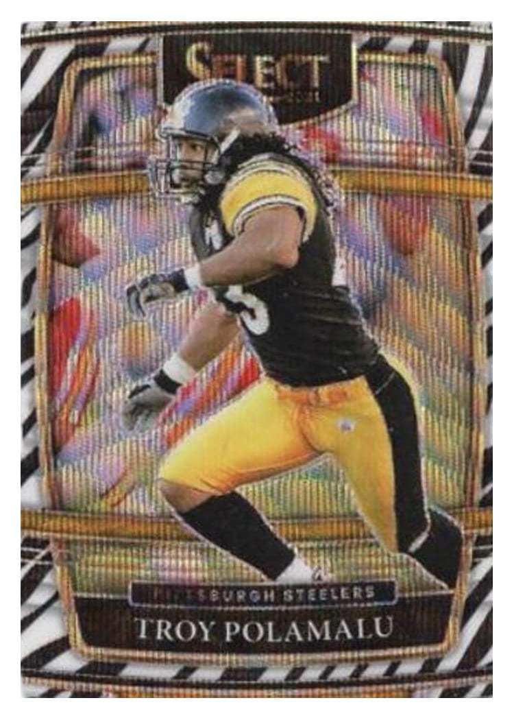 2021 Panini Select Base Set Troy Polamalu #41 card