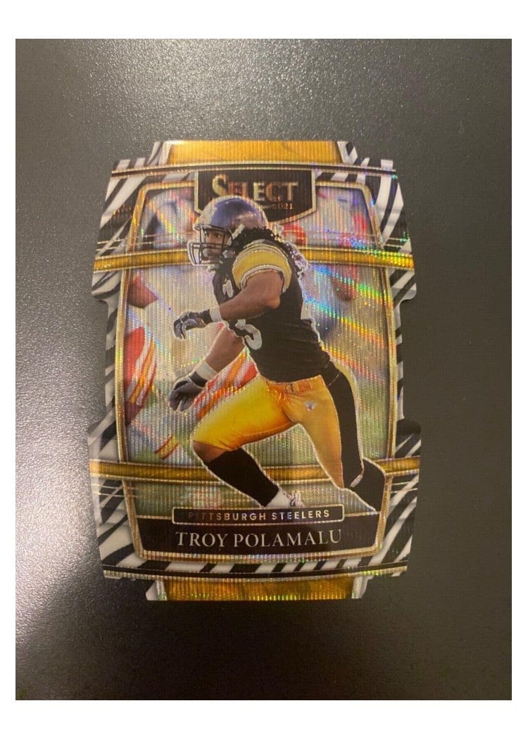 2021 Panini Select Base Set Troy Polamalu #41 card