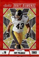 2024 Panini Absolute Draft Diamonds Troy Polamalu #DD-TPU card