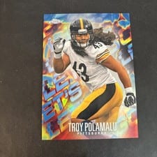 2024 Topps Chrome Let's Go! Troy Polamalu #LG-3 card