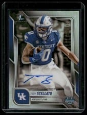 2025 Bowman University Chrome Chrome Prospect Autographs Troy Stellato #BCA-TST card