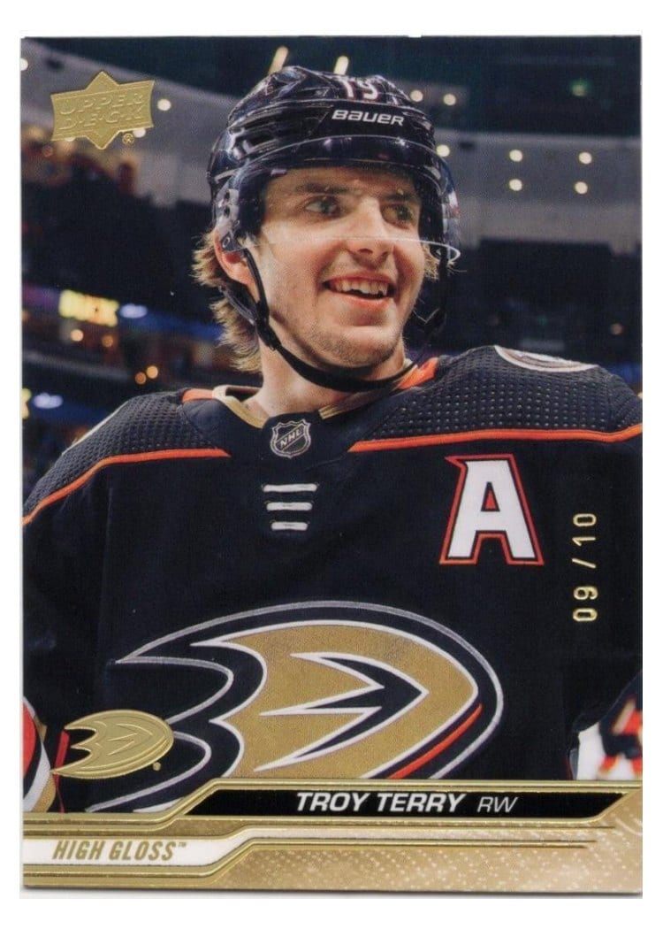 2023-24 Upper Deck Base Set Troy Terry #252 card