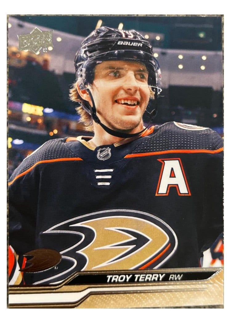 2023-24 Upper Deck Base Set Troy Terry #252 card