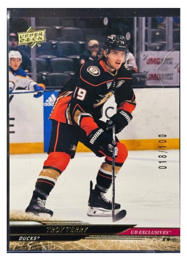 2024-25 Upper Deck Base Set Troy Terry #1 card