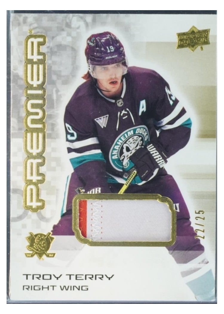 2024-25 Upper Deck Premier Base Set Troy Terry #19 card