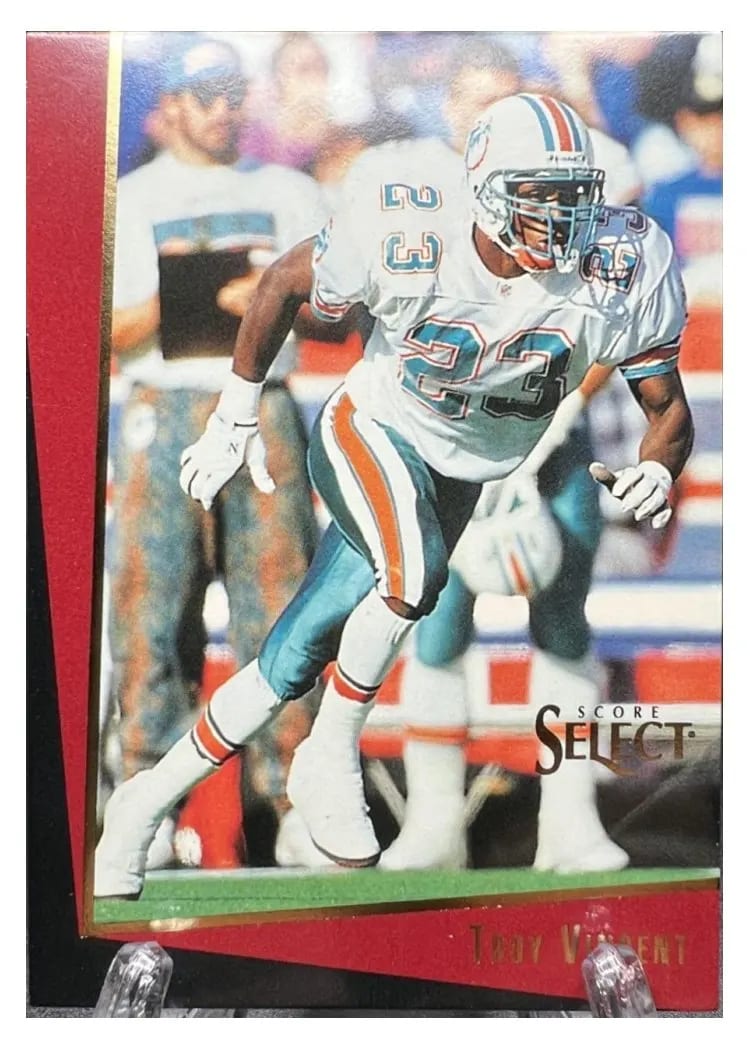 1993 Panini Select Troy Vincent #74 card