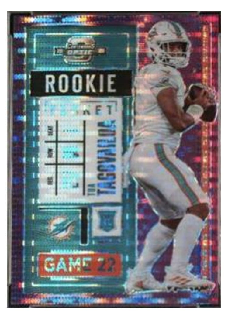 2020 Panini Contenders Optic Base Set Tua Tagovailoa #93 card