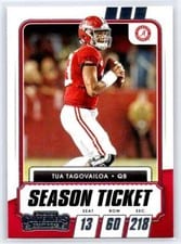 2021 Panini Contenders Draft Picks Tua Tagovailoa #25 card