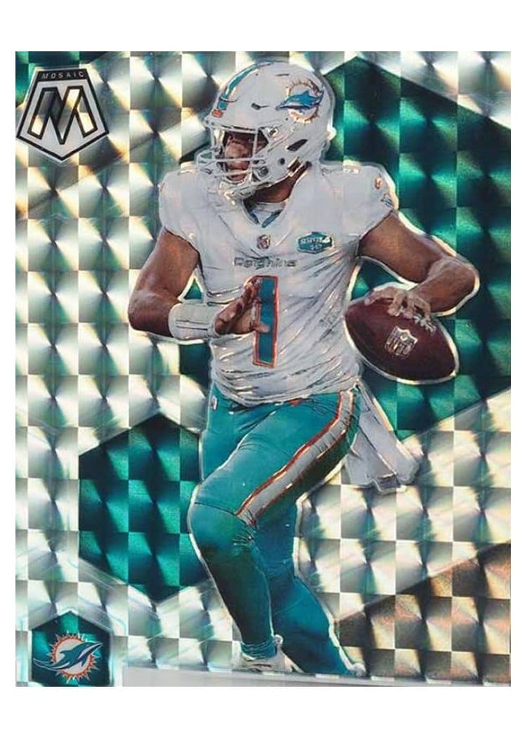 2021 Panini Mosaic Base Set Tua Tagovailoa #122 card