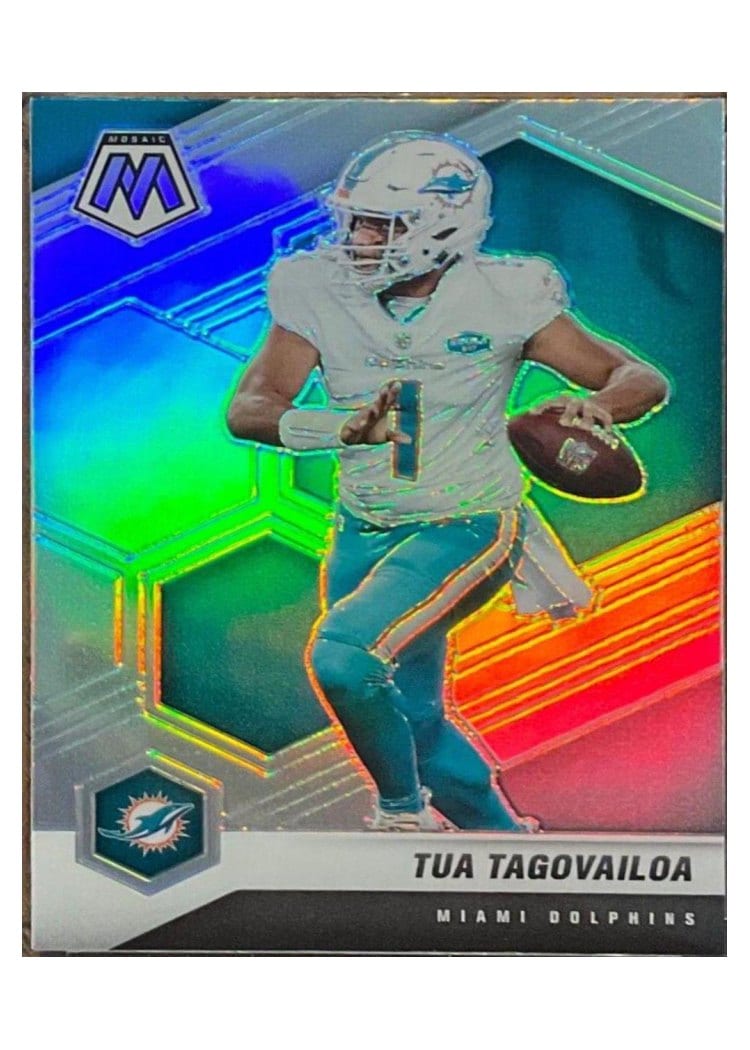 2021 Panini Mosaic Base Set Tua Tagovailoa #122 card