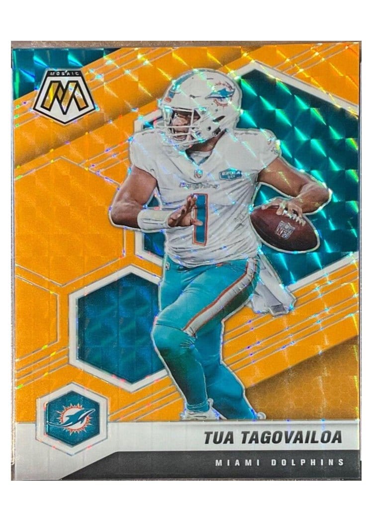 2021 Panini Mosaic Base Set Tua Tagovailoa #122 card