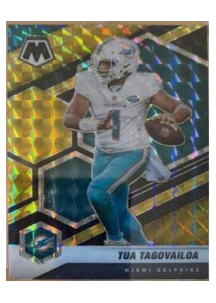 2021 Panini Mosaic Base Set Tua Tagovailoa #122 card