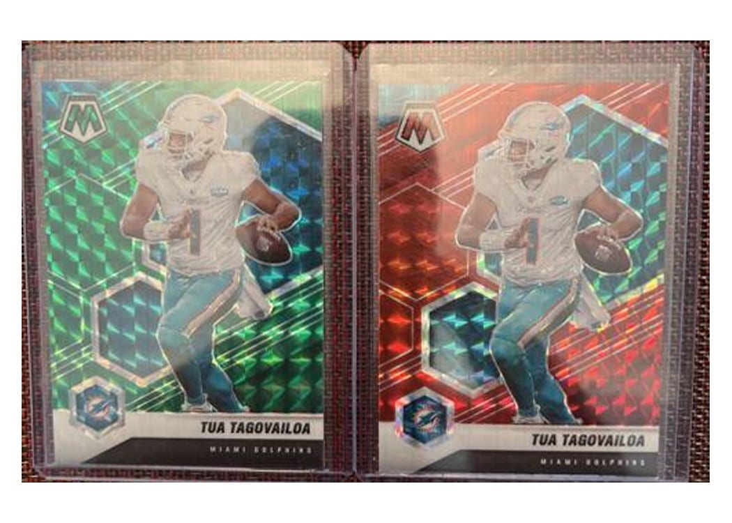 2021 Panini Mosaic Base Set Tua Tagovailoa #122 card