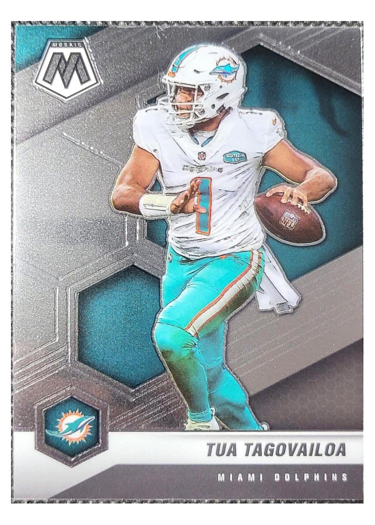 2021 Panini Mosaic Base Set Tua Tagovailoa #122 card