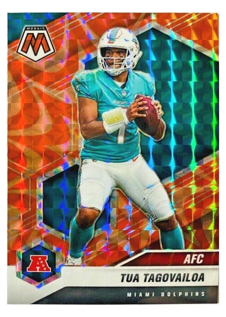 2021 Panini Mosaic Base Set Tua Tagovailoa #228 card