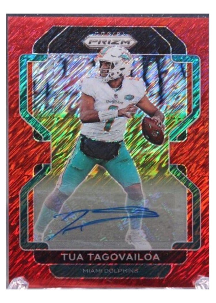 2021 Panini Prizm Base Set Tua Tagovailoa #107 card
