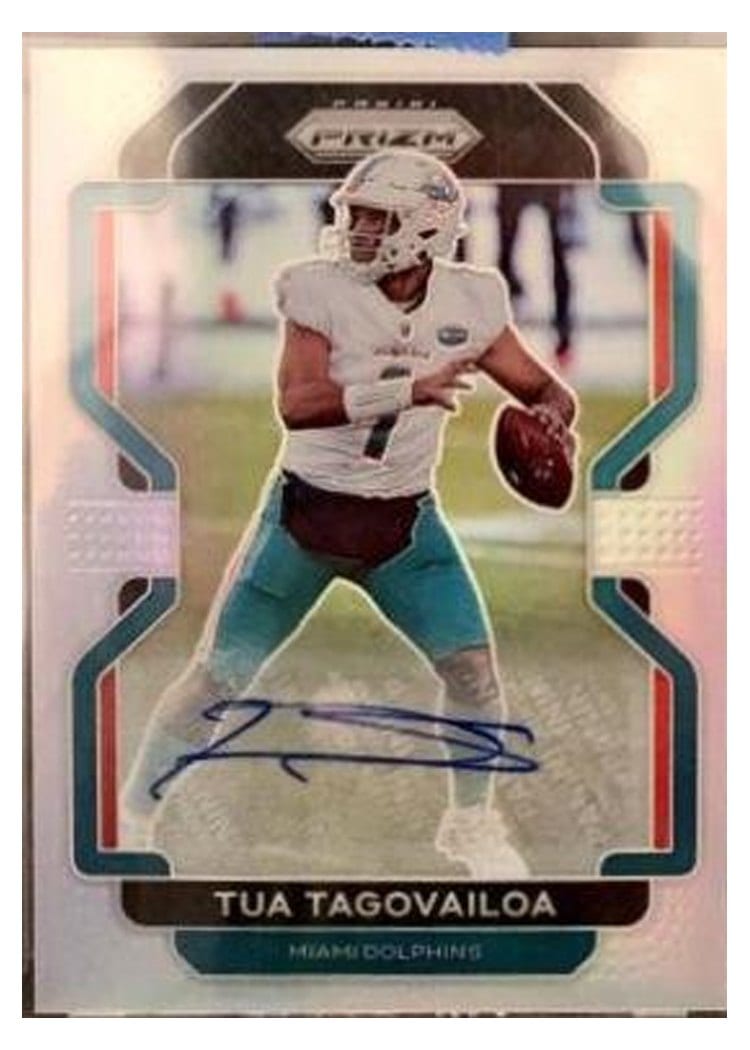 2021 Panini Prizm Base Set Tua Tagovailoa #107 card