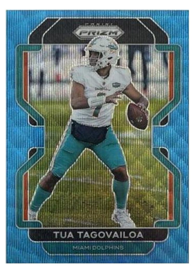 2021 Panini Prizm Base Set Tua Tagovailoa #107 card