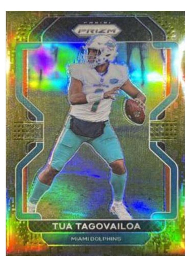 2021 Panini Prizm Base Set Tua Tagovailoa #107 card
