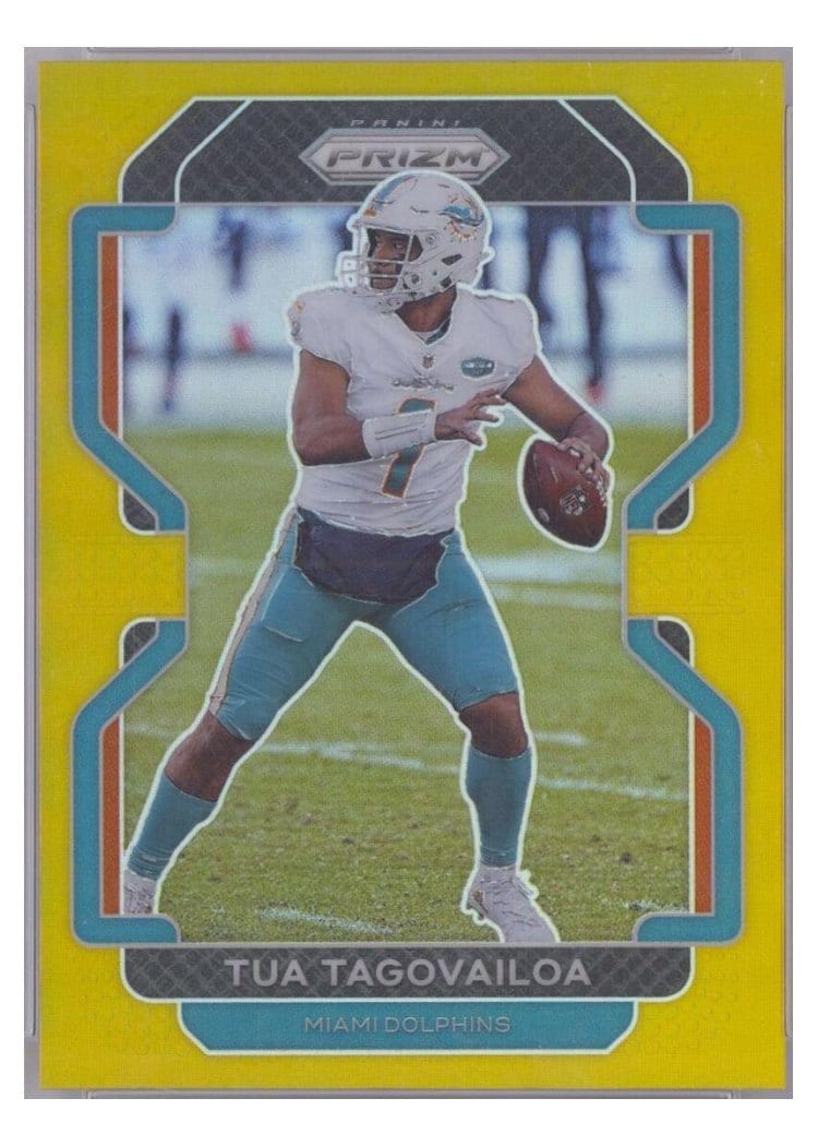 2021 Panini Prizm Base Set Tua Tagovailoa #107 card