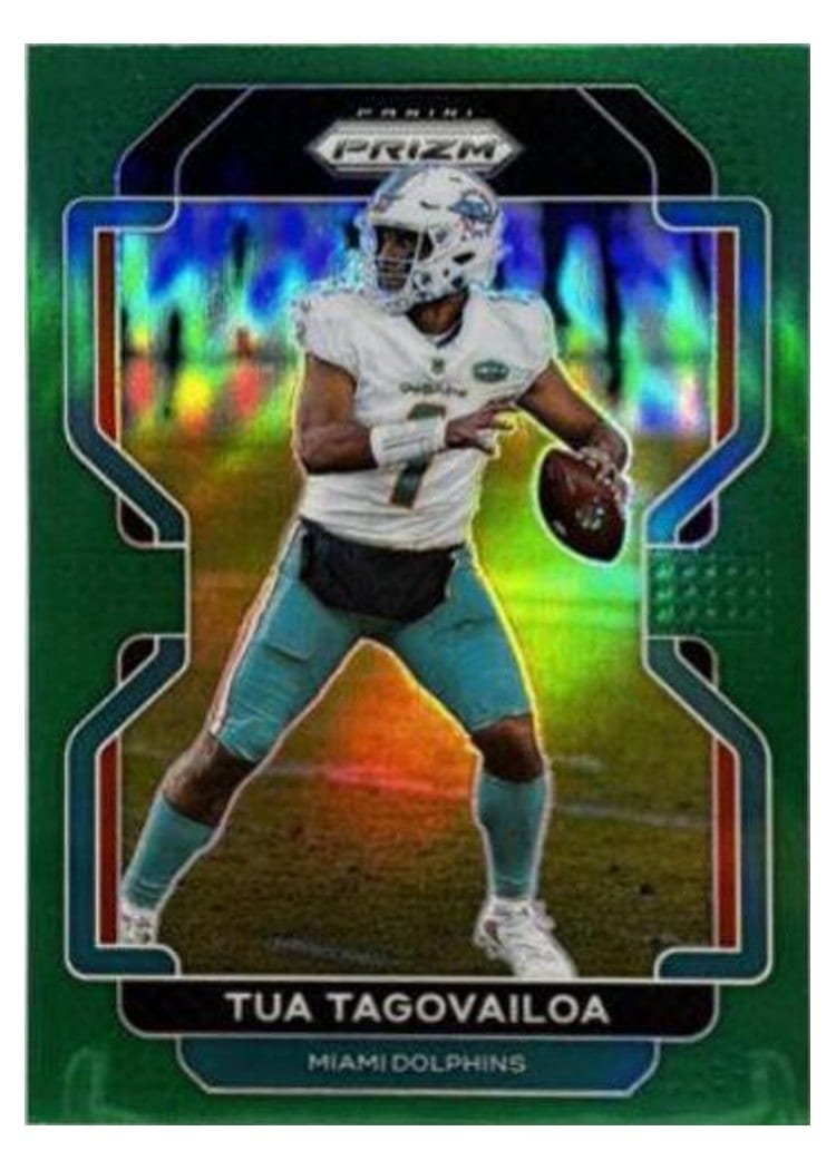 2021 Panini Prizm Base Set Tua Tagovailoa #107 card