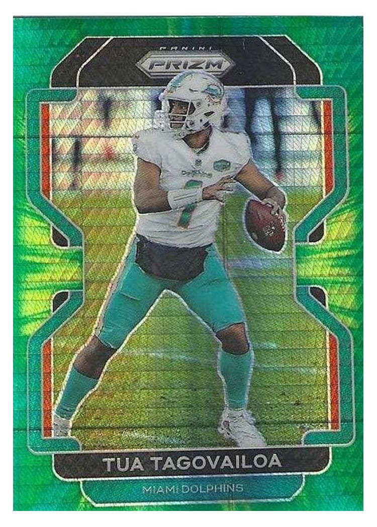 2021 Panini Prizm Base Set Tua Tagovailoa #107 card
