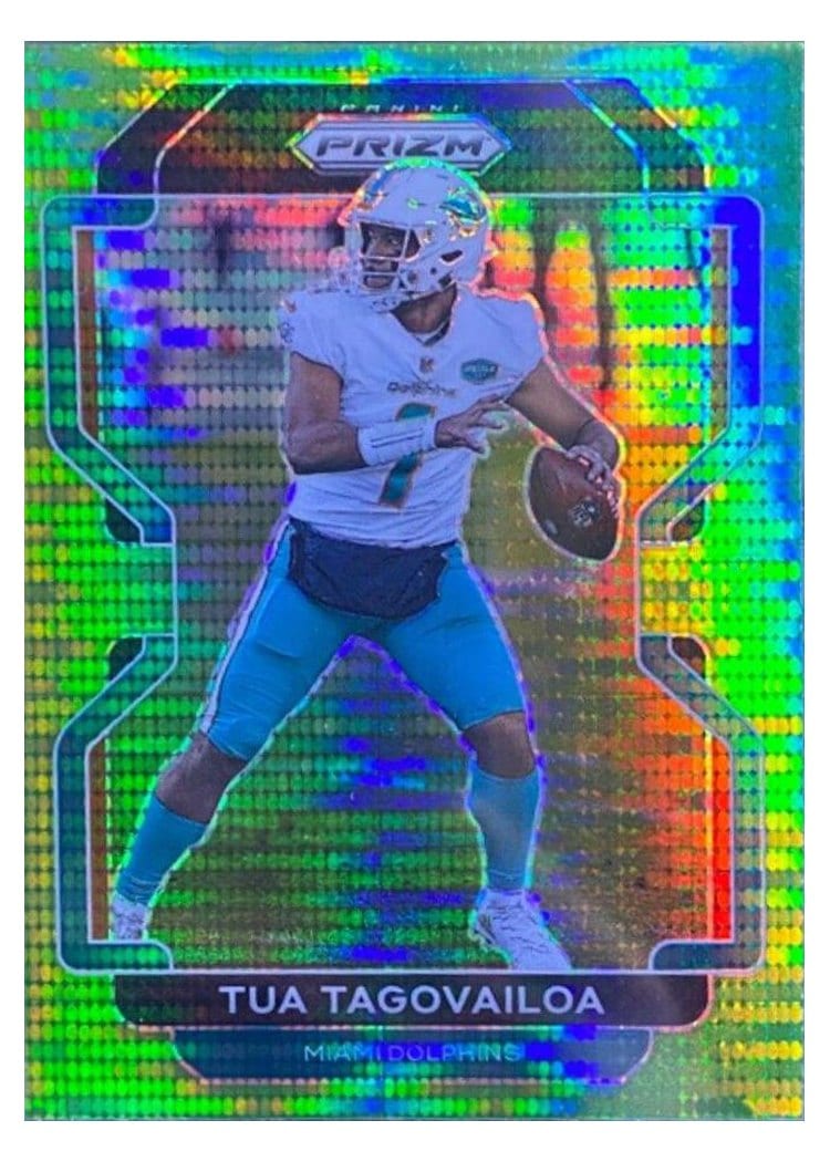 2021 Panini Prizm Base Set Tua Tagovailoa #107 card