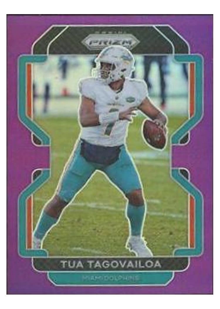2021 Panini Prizm Base Set Tua Tagovailoa #107 card