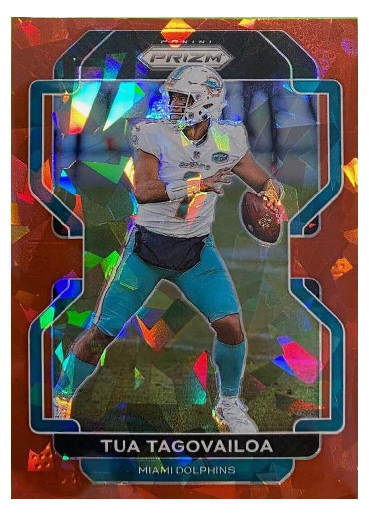 2021 Panini Prizm Base Set Tua Tagovailoa #107 card