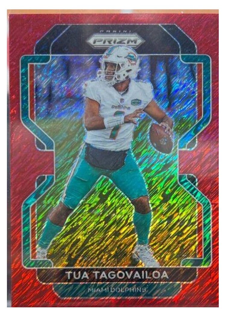 2021 Panini Prizm Base Set Tua Tagovailoa #107 card