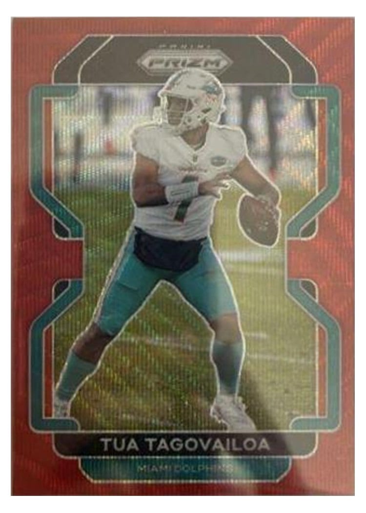 2021 Panini Prizm Base Set Tua Tagovailoa #107 card
