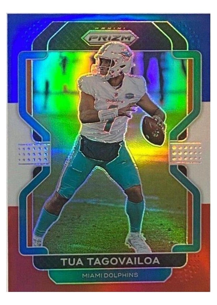 2021 Panini Prizm Base Set Tua Tagovailoa #107 card