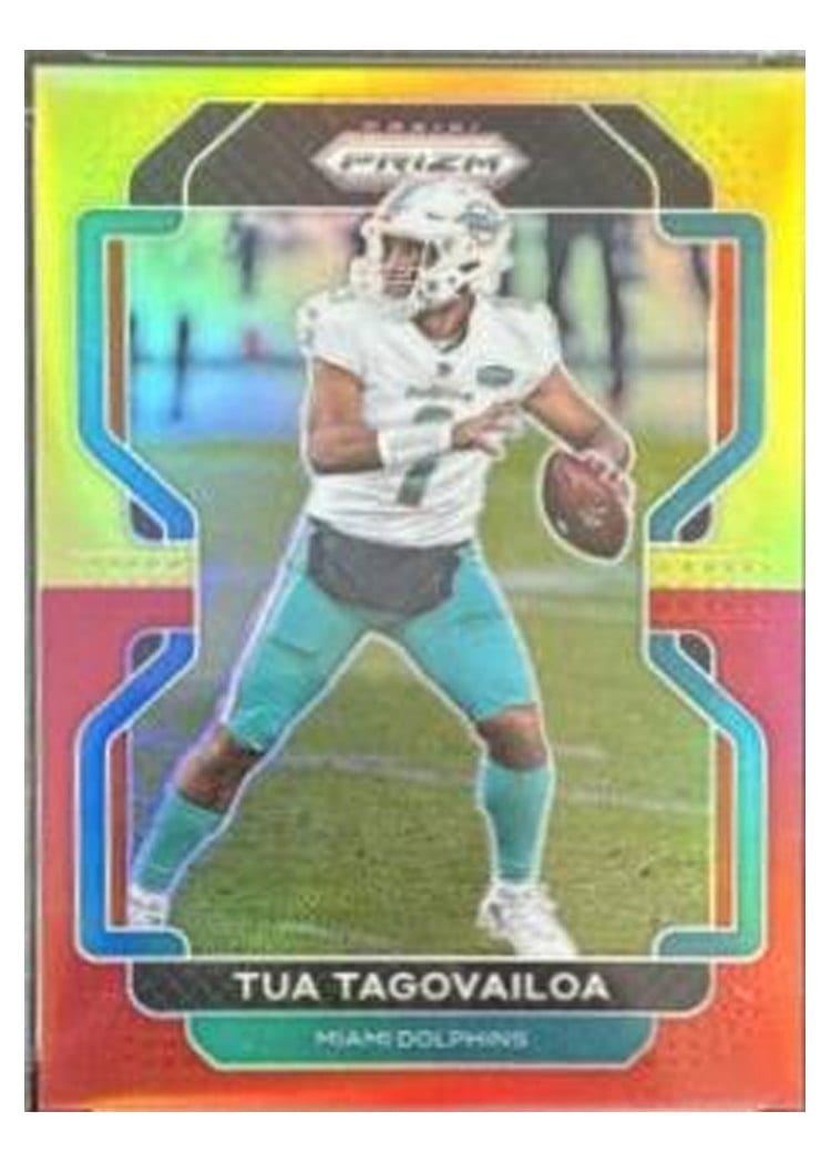 2021 Panini Prizm Base Set Tua Tagovailoa #107 card