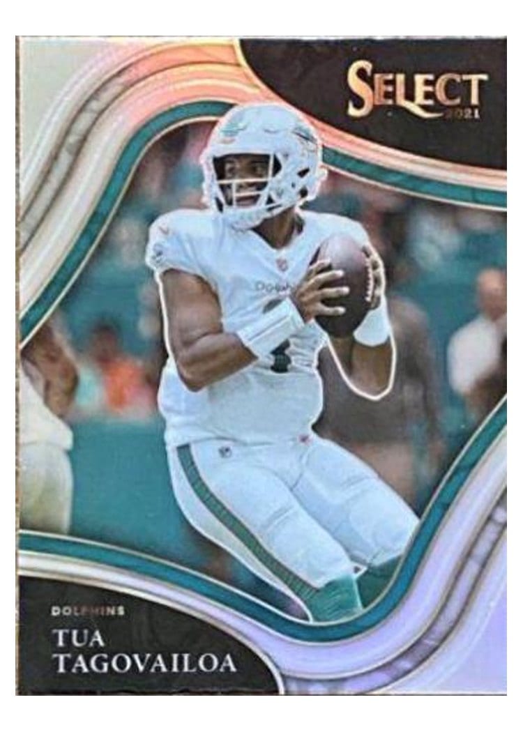 2021 Panini Select Base Set Tua Tagovailoa #322 card