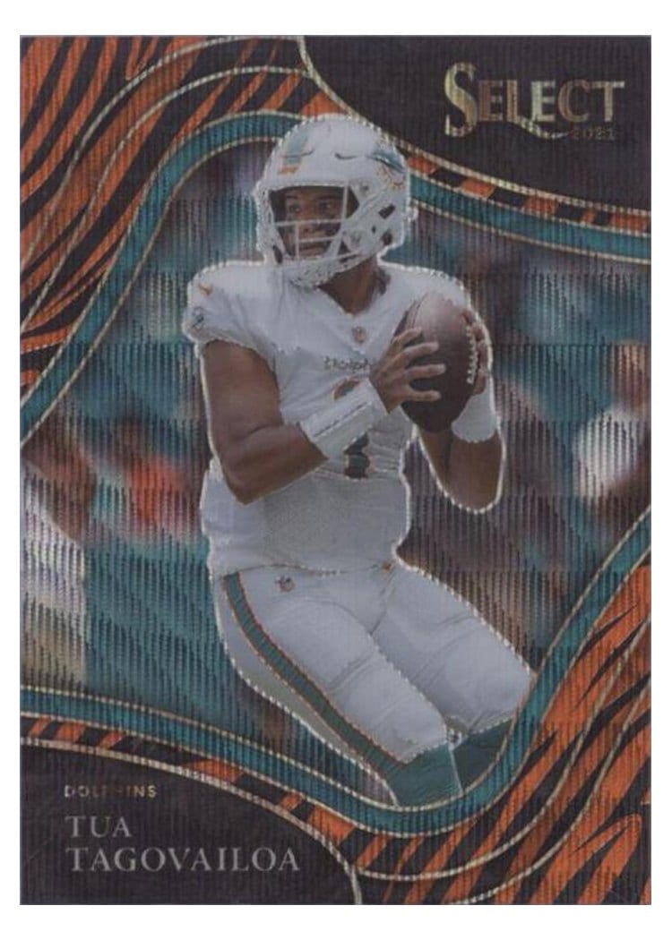 2021 Panini Select Base Set Tua Tagovailoa #322 card