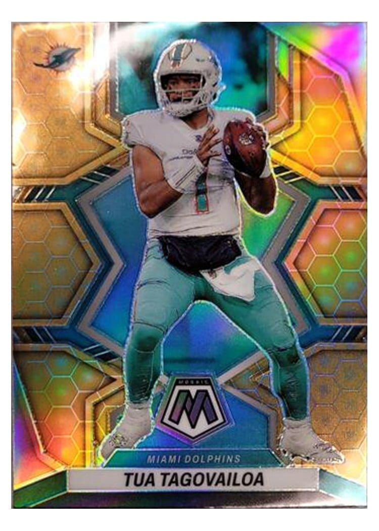 2022 Panini Mosaic Base Set Tua Tagovailoa #121 card