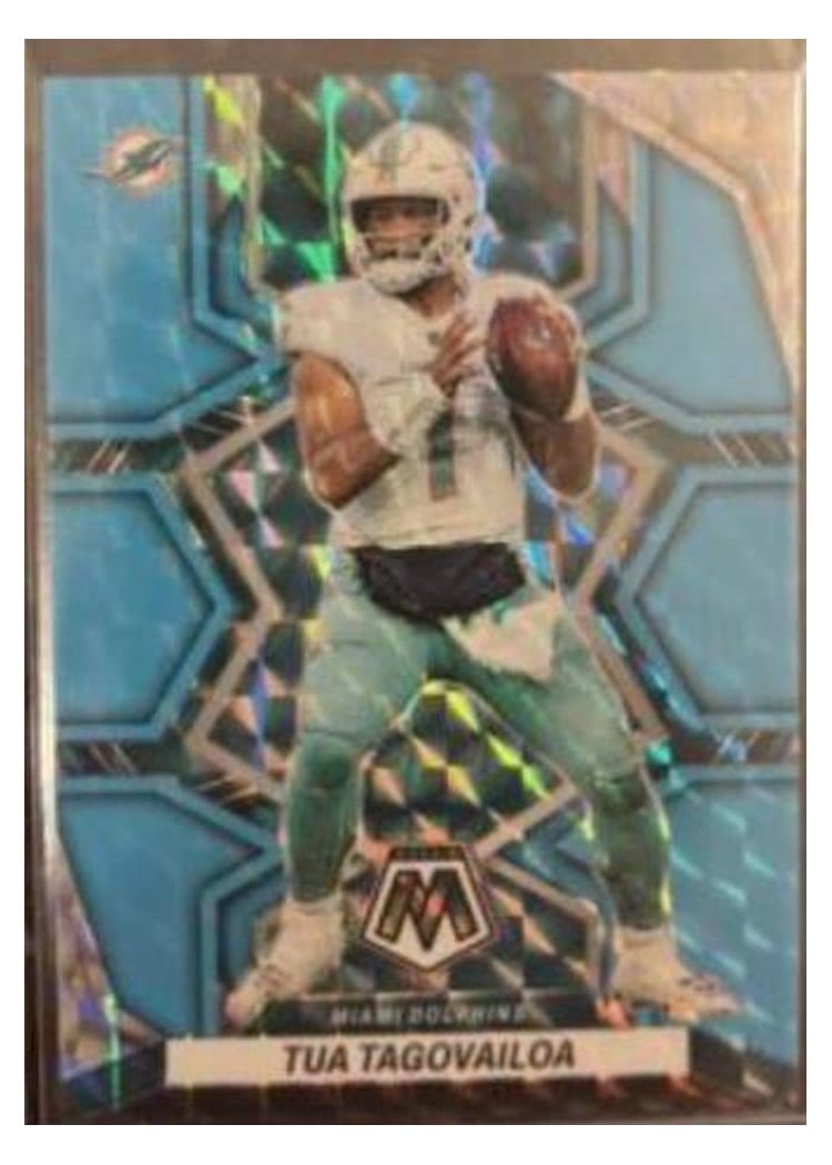 2022 Panini Mosaic Base Set Tua Tagovailoa #121 card